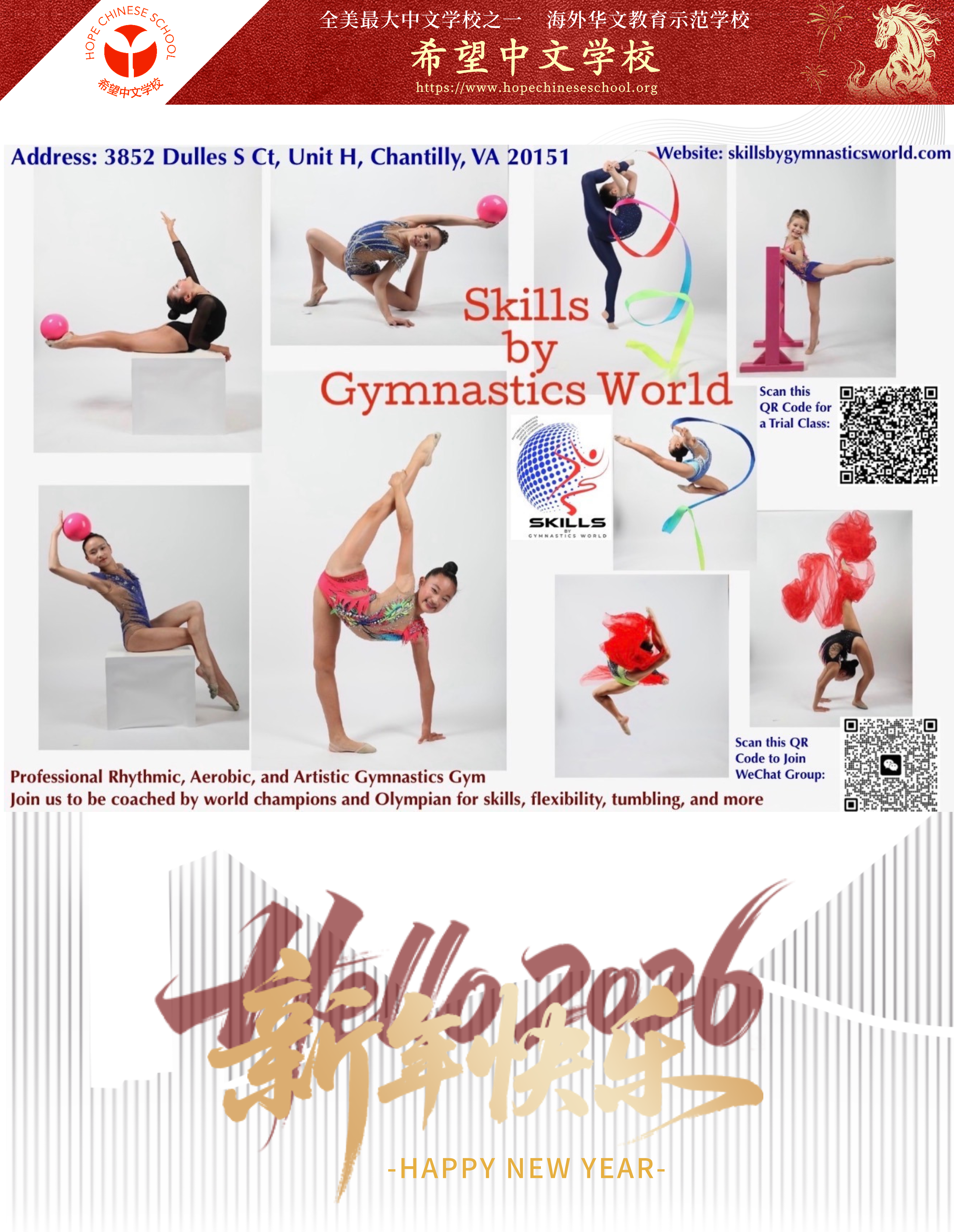 春晚赞助商：SKILLS by Gymnastics World